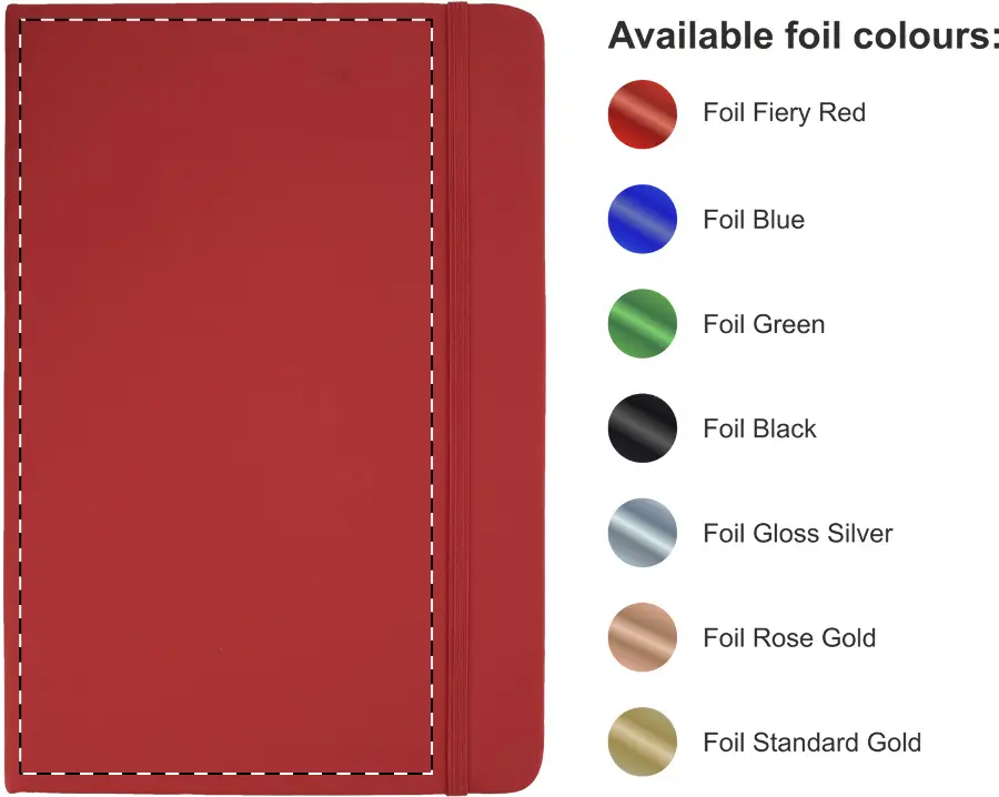 Foil debossing – Front side – foil debossing