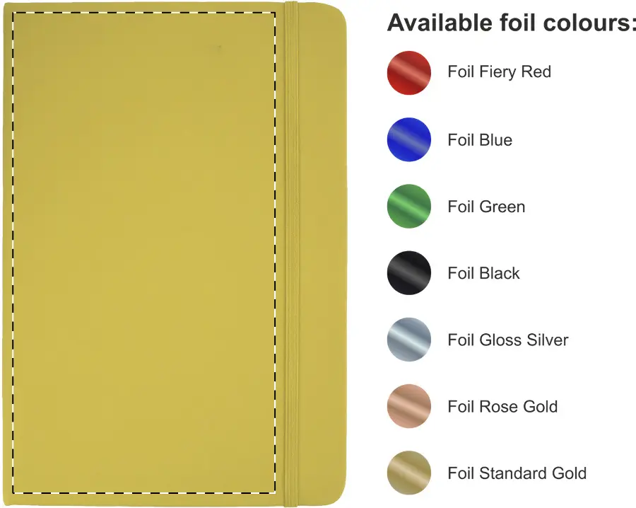 Foil debossing – Front side – foil debossing