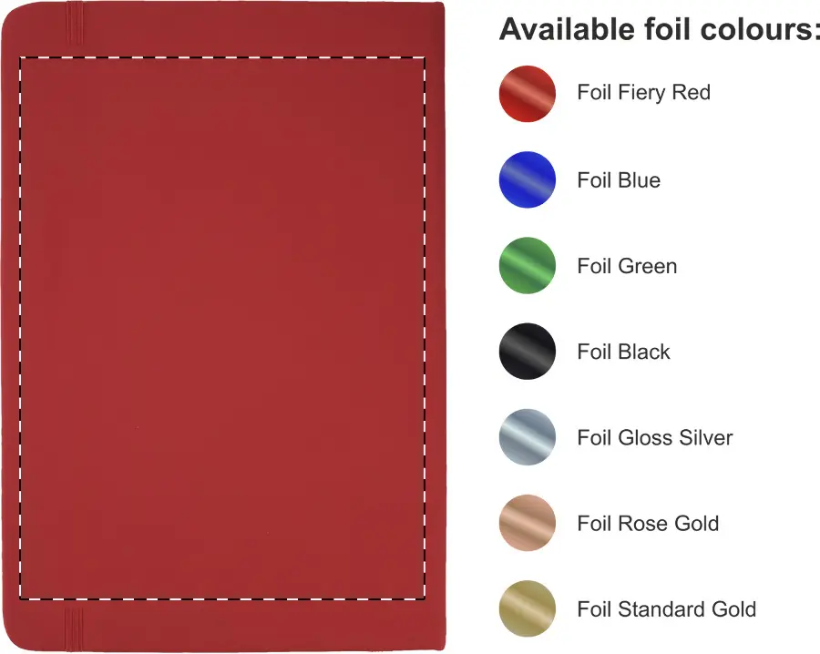 Foil debossing – Back side – foil debossing