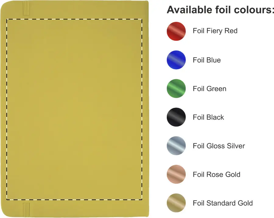 Foil debossing – Back side – foil debossing
