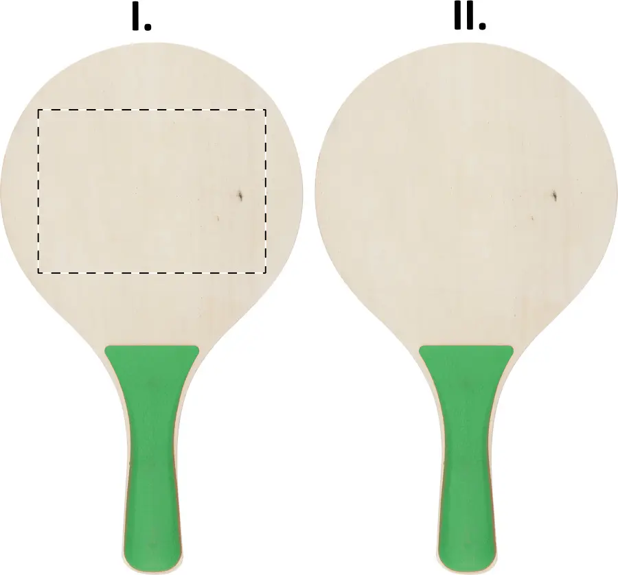 Screen printing – Racket 1 - back side