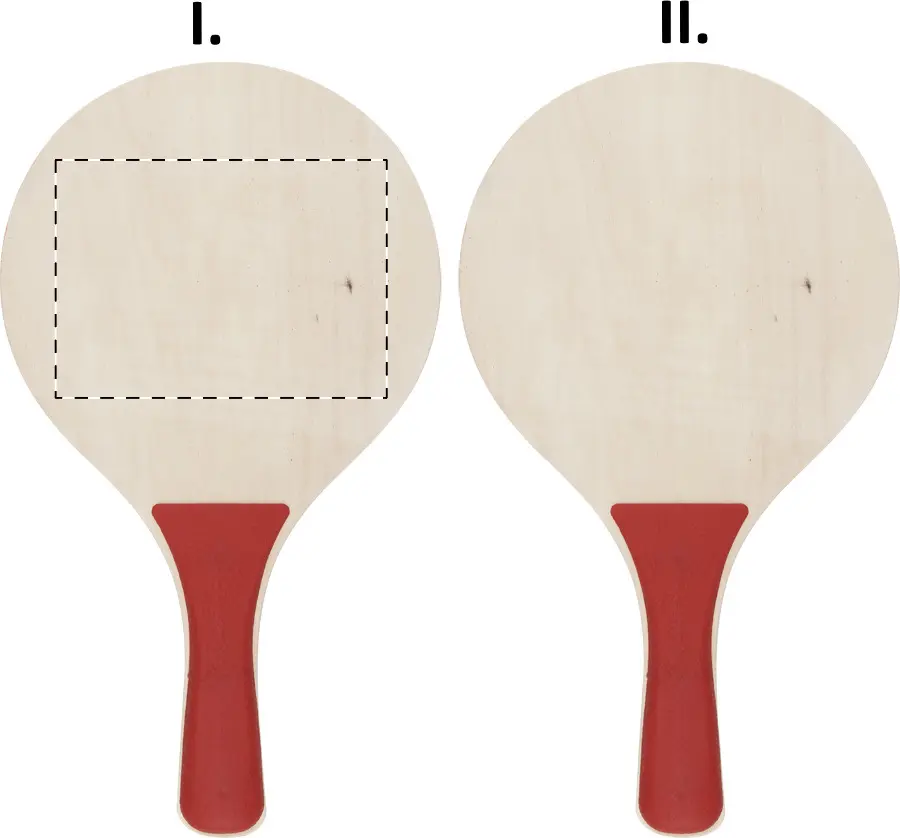 Screen printing – Racket 1 - back side