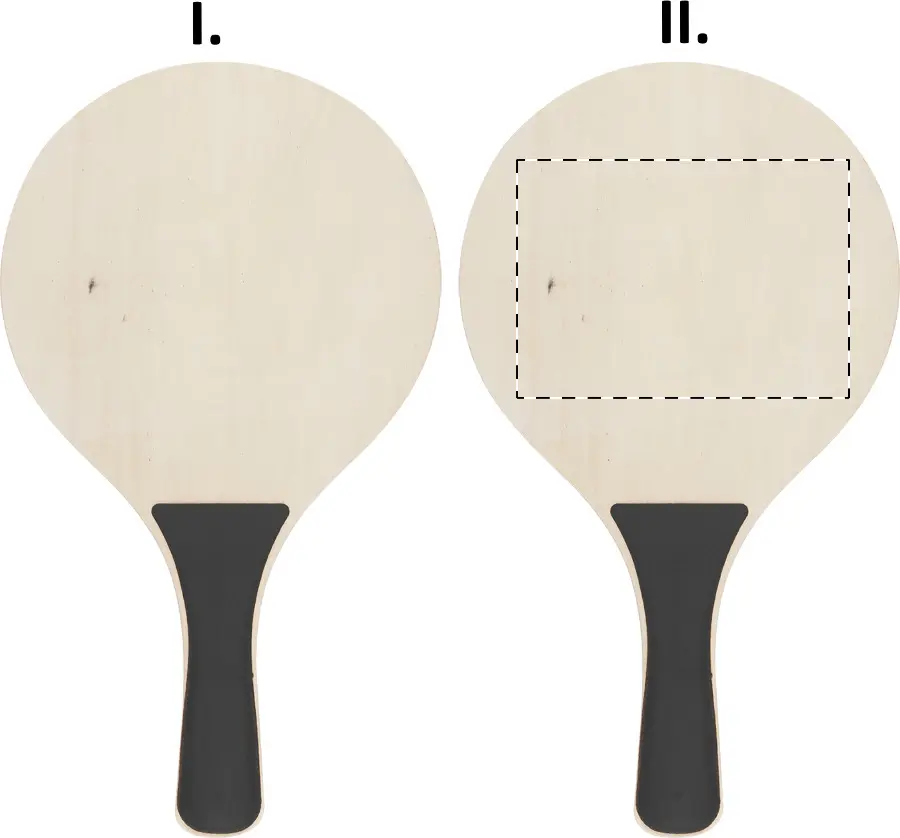 Screen printing – Racket 2 - front side