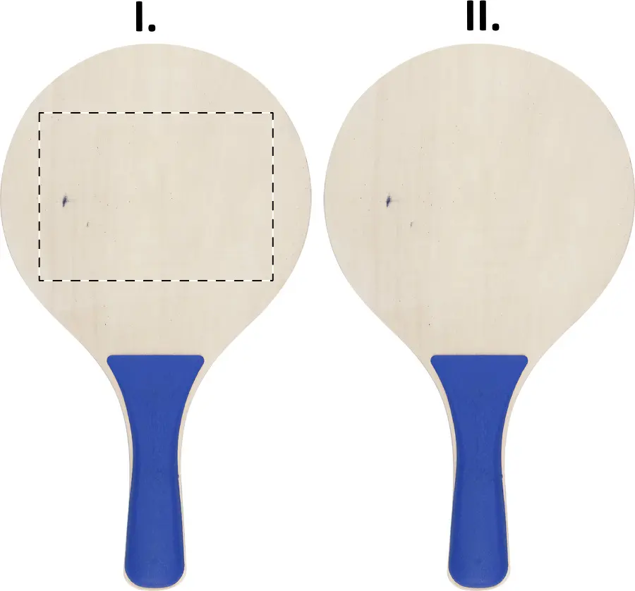 Screen printing – Racket 1 - front side