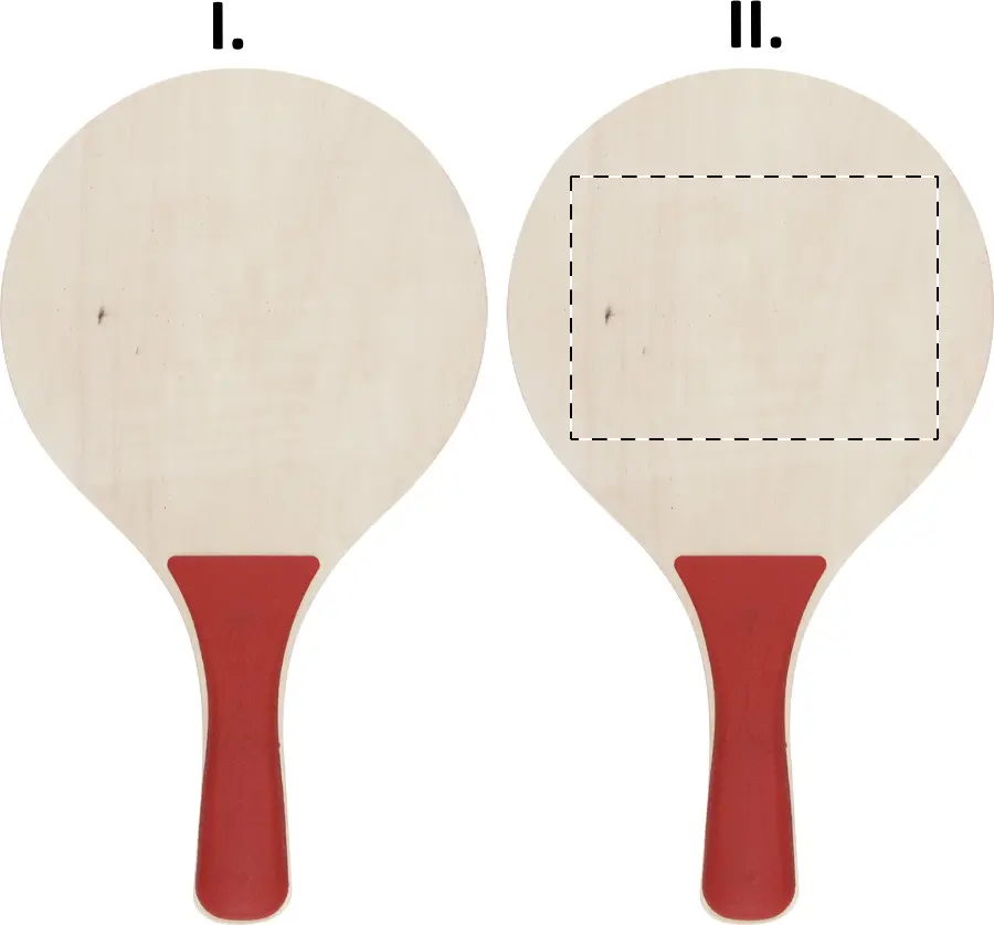 Screen printing – Racket 2 - front side