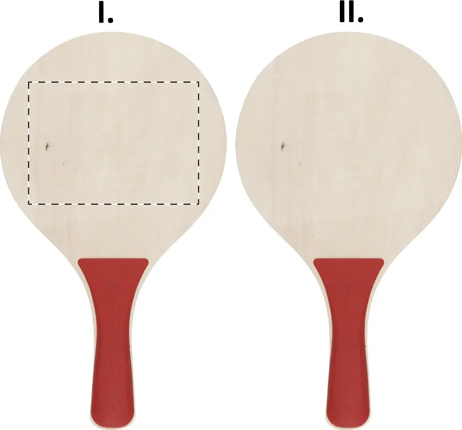 Screen printing – Racket 1 - front side