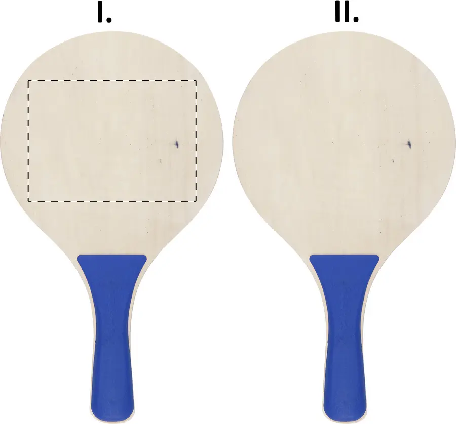 Screen printing – Racket 1 - back side
