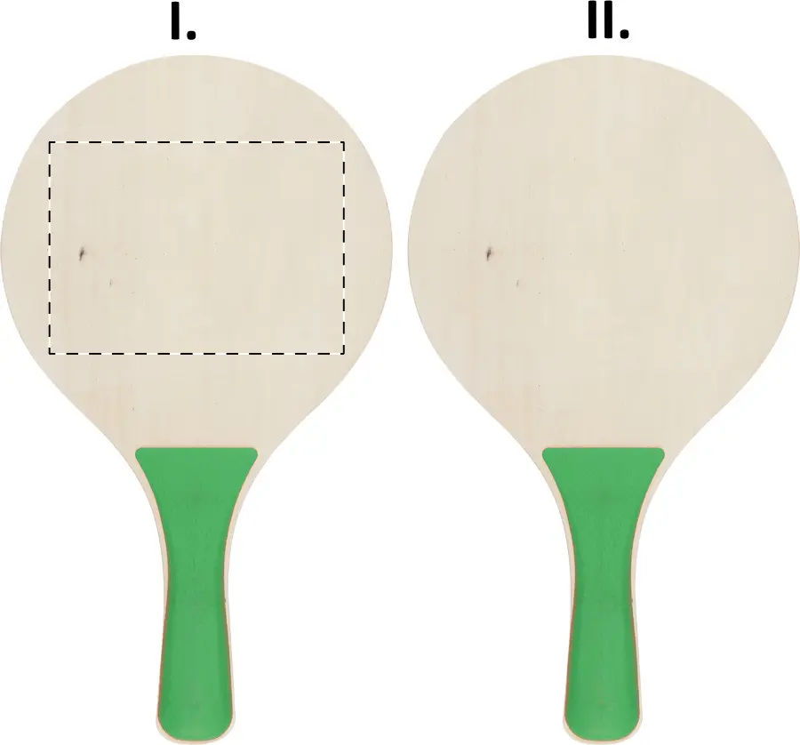 Screen printing – Racket 1 - front side