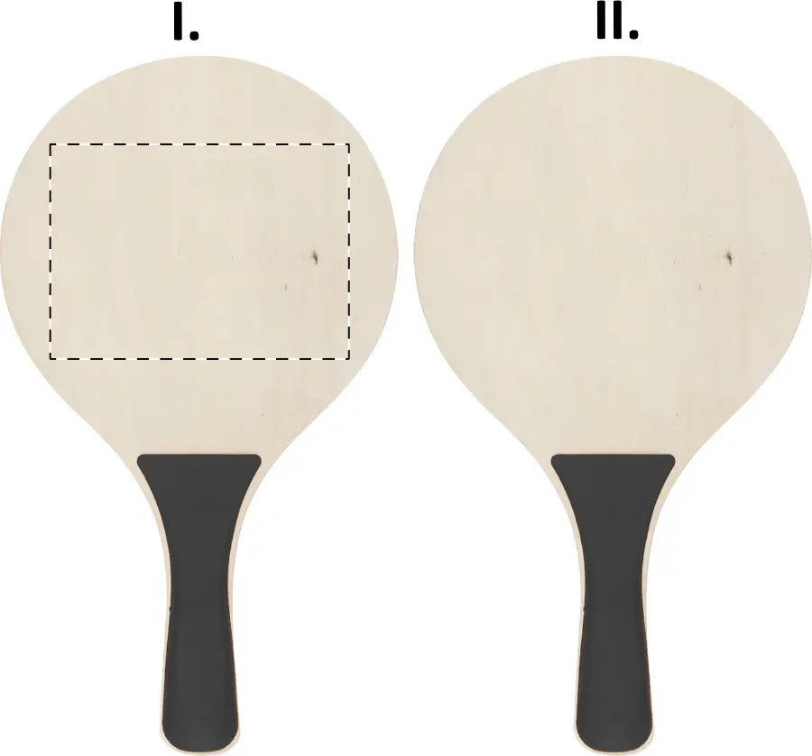 Screen printing – Racket 1 - back side