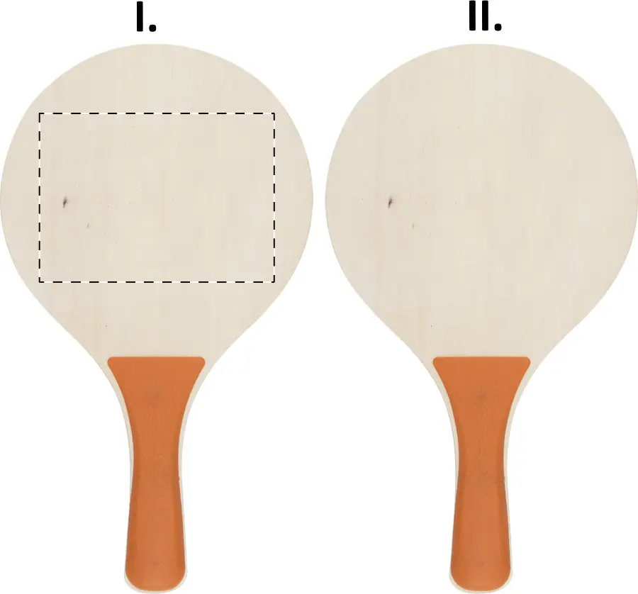 Screen printing – Racket 1 - front side
