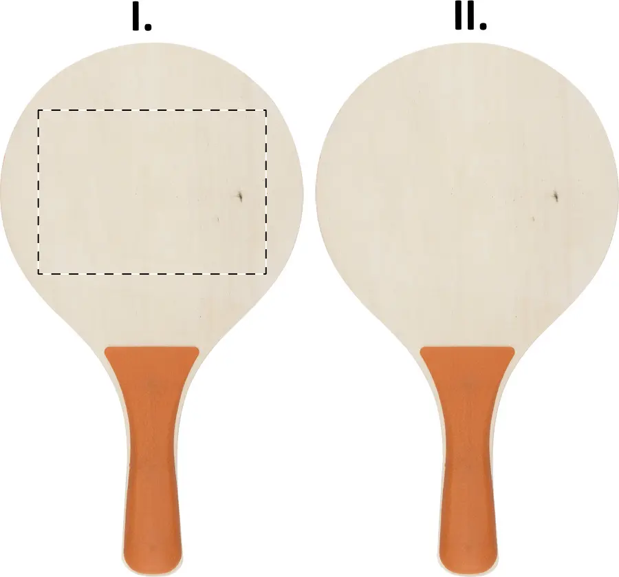 Screen printing – Racket 1 - back side