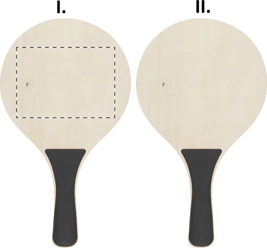 Screen printing – Racket 1 - front side