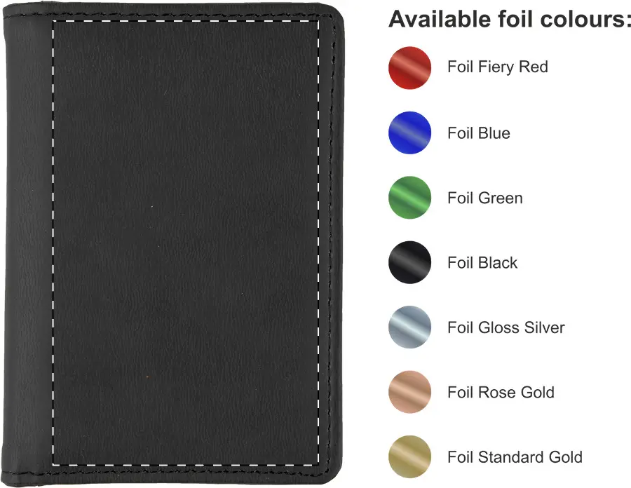 Foil debossing – Front side – foil debossing
