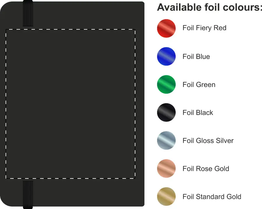 Foil debossing – Back side – foil debossing