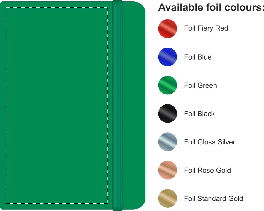 Foil debossing – Front side – foil debossing