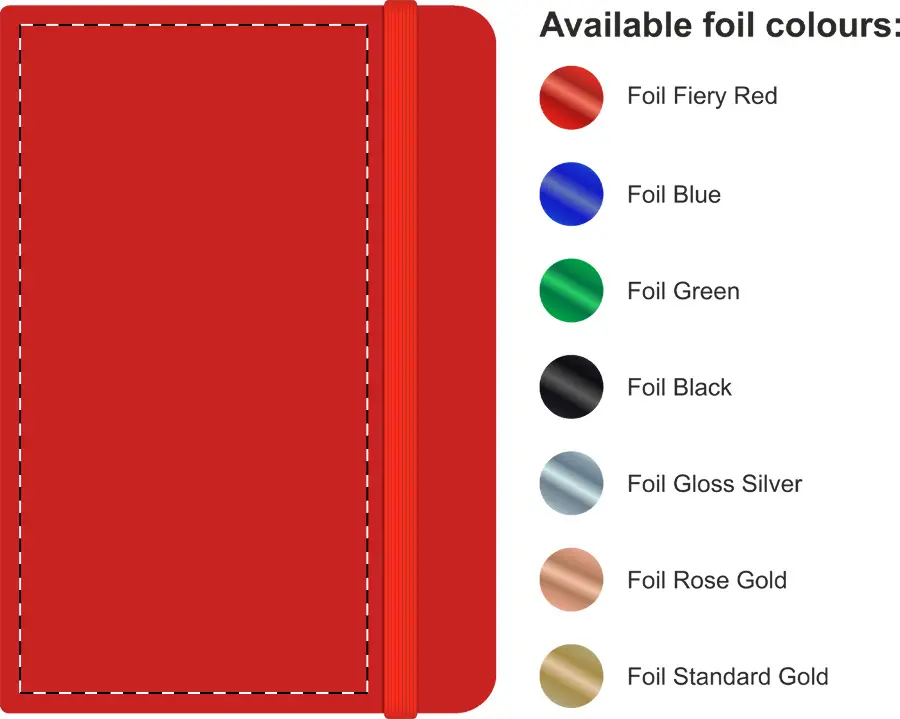 Foil debossing – Front side – foil debossing