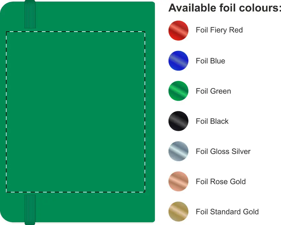 Foil debossing – Back side – foil debossing