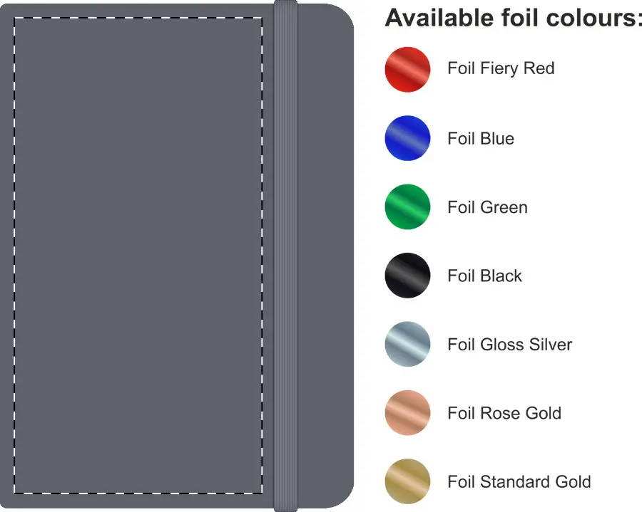 Foil debossing – Front side – foil debossing