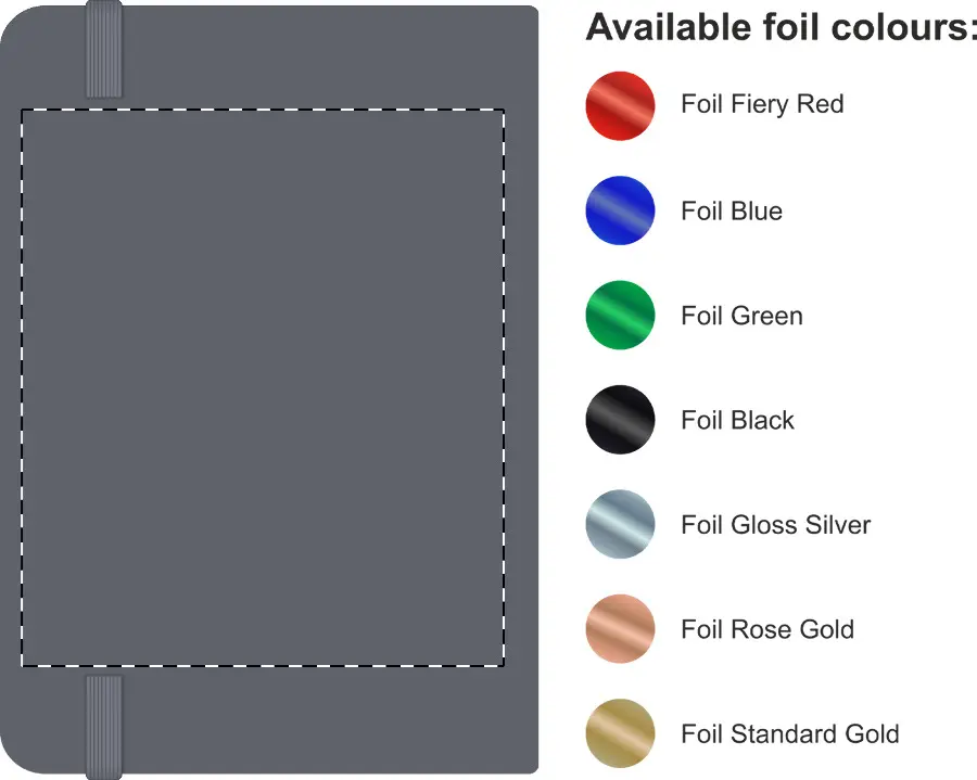 Foil debossing – Back side – foil debossing