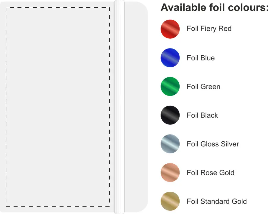 Foil debossing – Front side – foil debossing