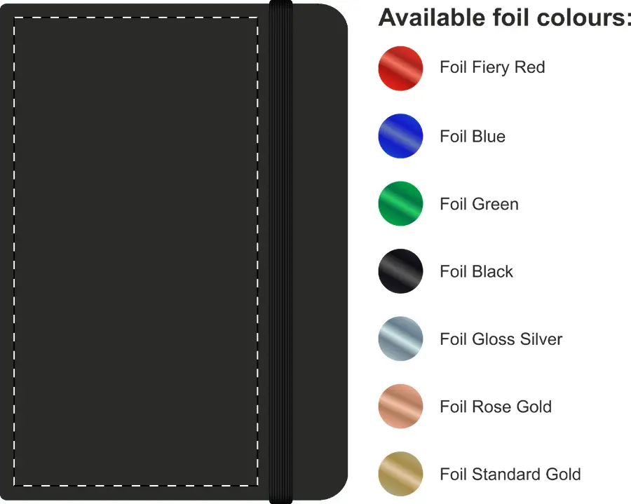 Foil debossing – Front side – foil debossing