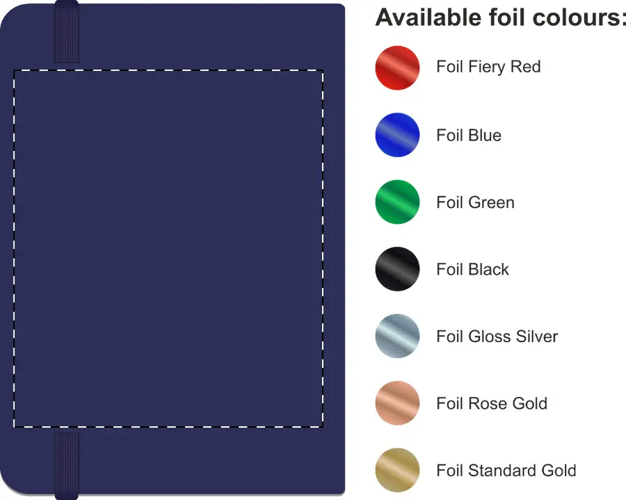 Foil debossing – Back side – foil debossing