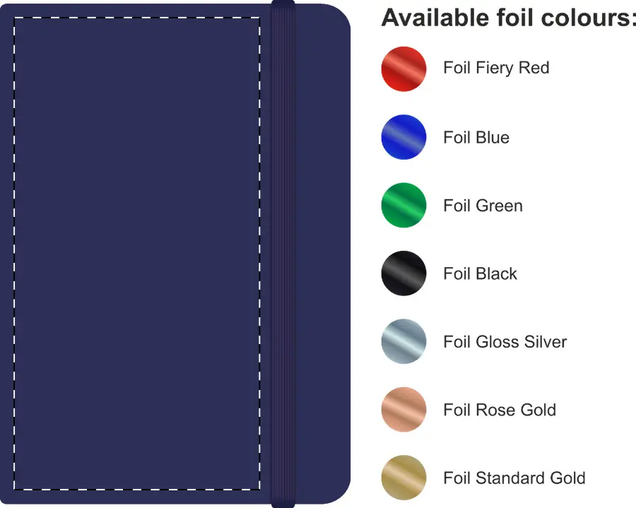 Foil debossing – Front side – foil debossing