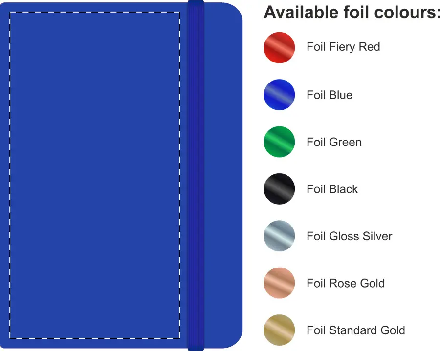 Foil debossing – Front side – foil debossing