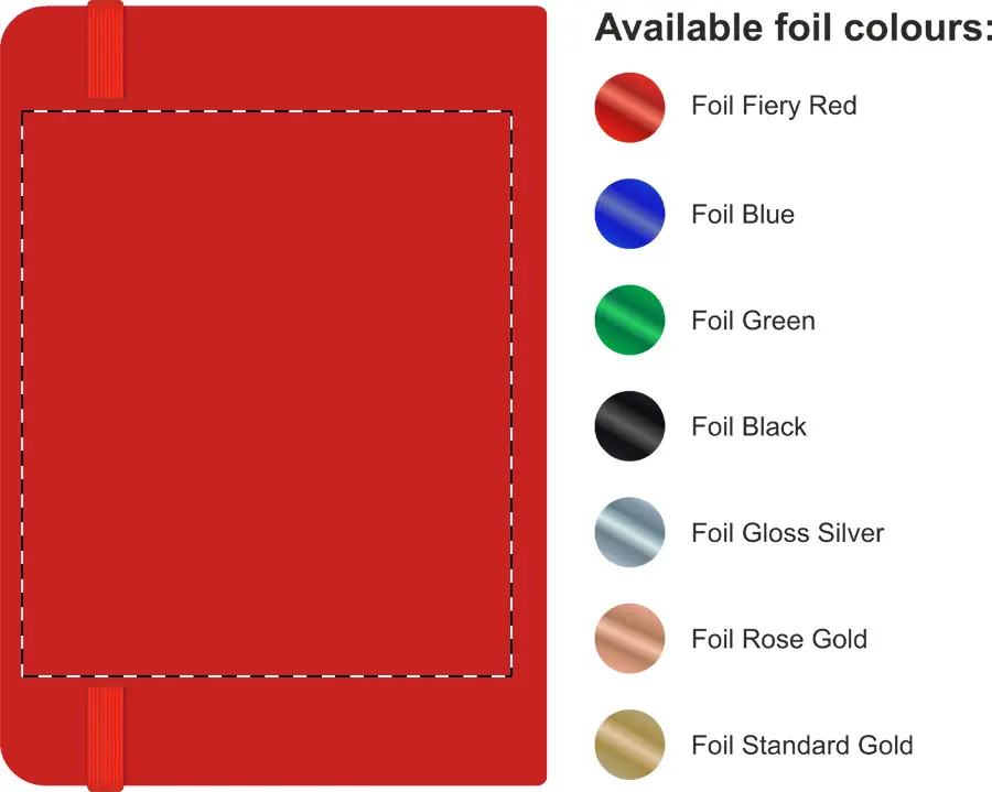 Foil debossing – Back side – foil debossing