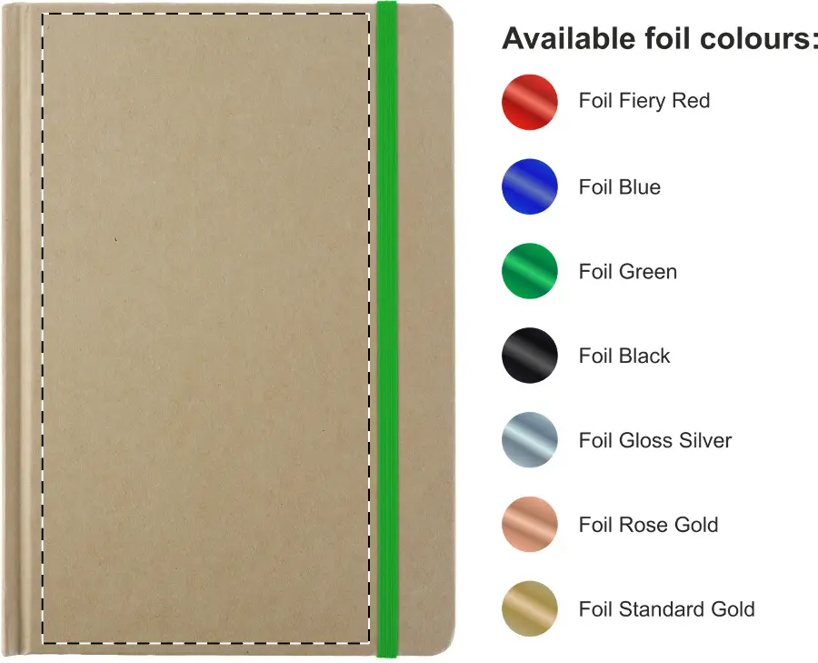 Foil debossing – Front side – foil debossing