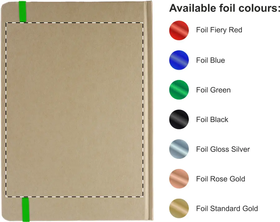 Foil debossing – Back side – foil debossing