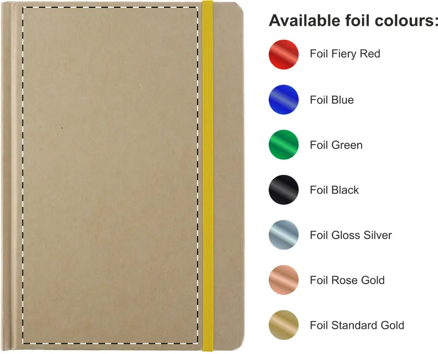 Foil debossing – Front side – foil debossing