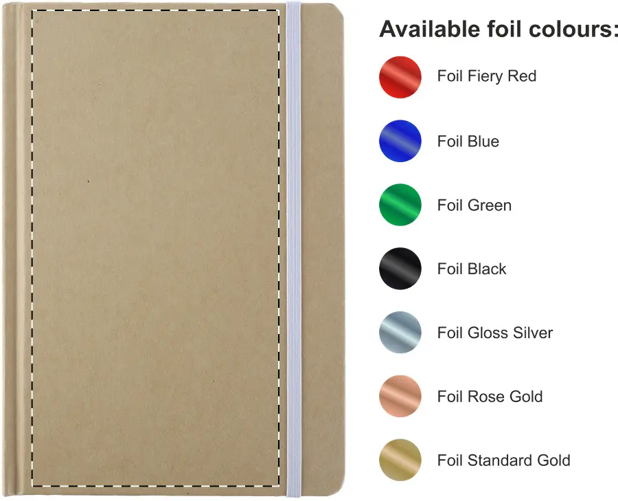 Foil debossing – Front side – foil debossing