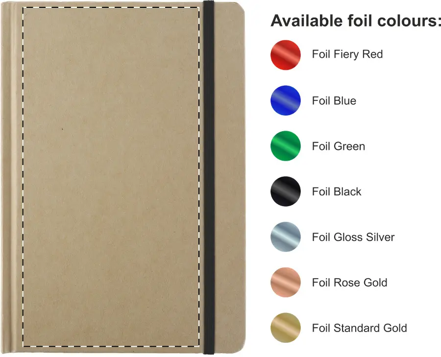 Foil debossing – Front side – foil debossing