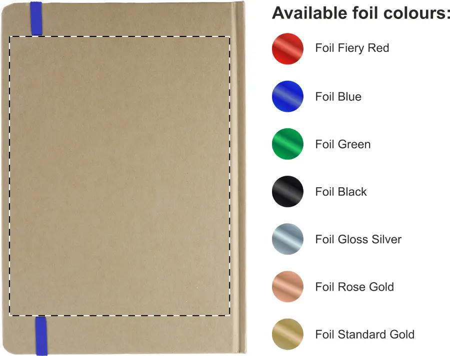 Foil debossing – Back side – foil debossing