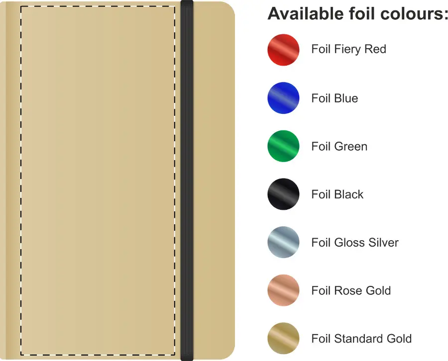 Foil debossing – Front side – foil debossing