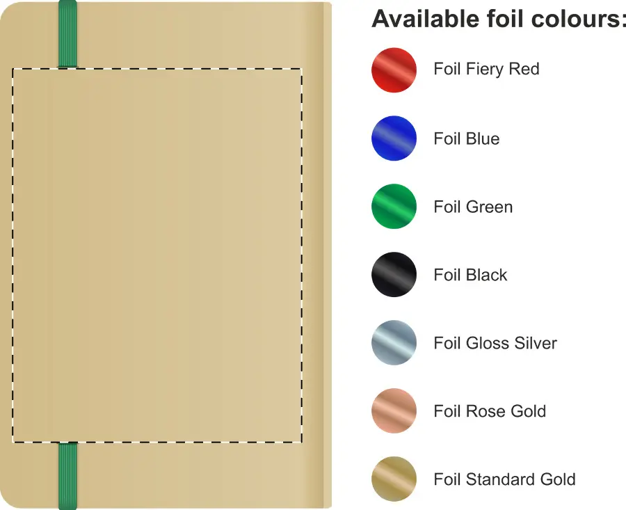 Foil debossing – Back side – foil debossing