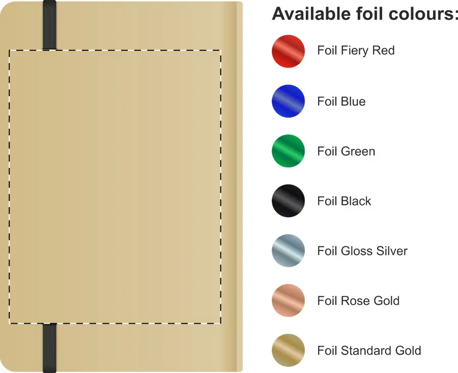 Foil debossing – Back side – foil debossing
