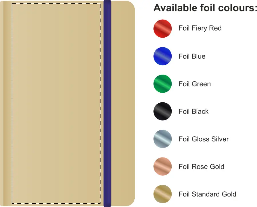 Foil debossing – Front side – foil debossing