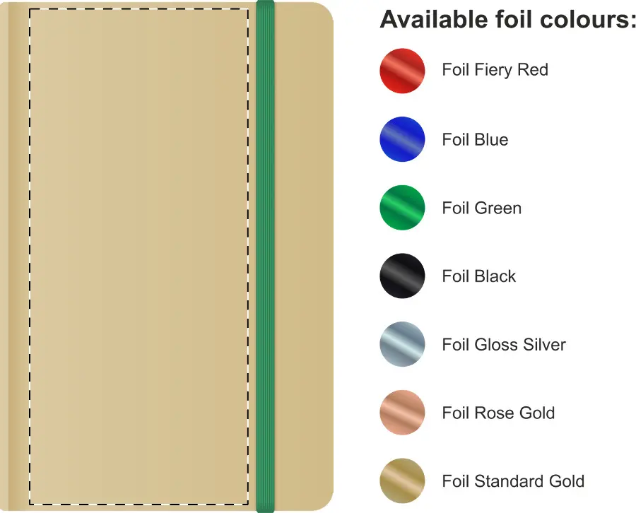 Foil debossing – Front side – foil debossing