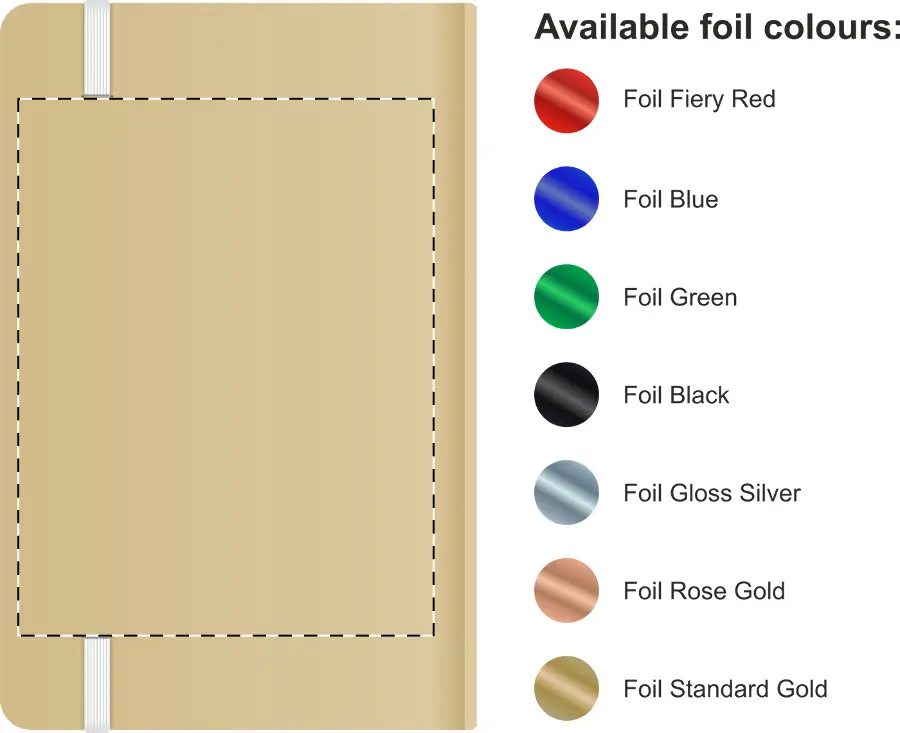 Foil debossing – Back side – foil debossing