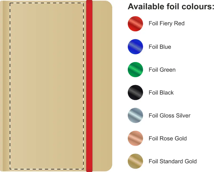 Foil debossing – Front side – foil debossing