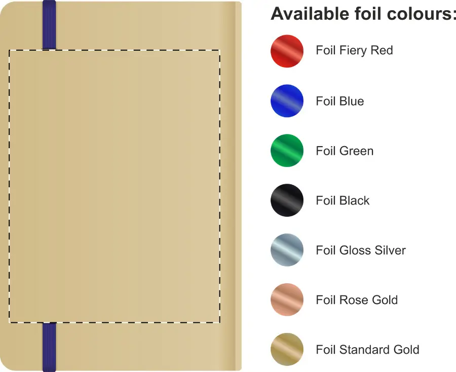 Foil debossing – Back side – foil debossing