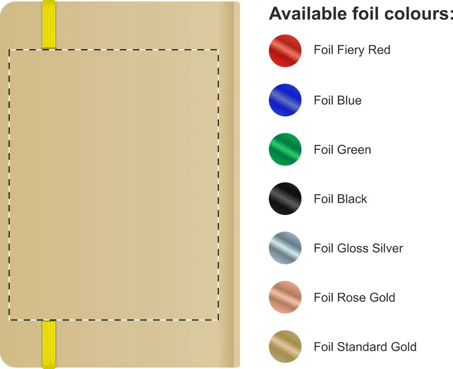 Foil debossing – Back side – foil debossing