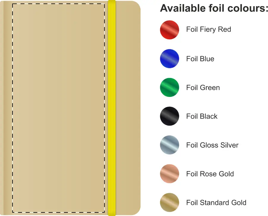 Foil debossing – Front side – foil debossing