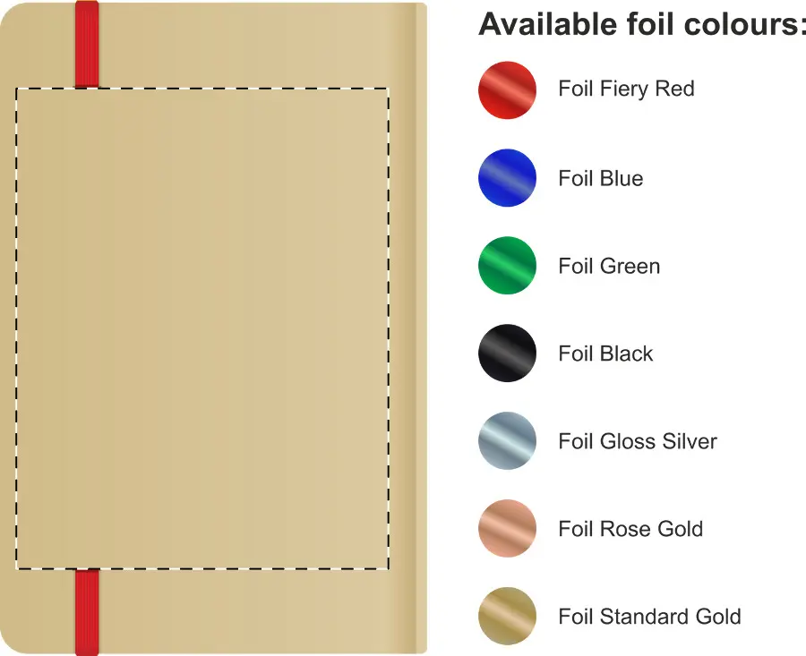 Foil debossing – Back side – foil debossing