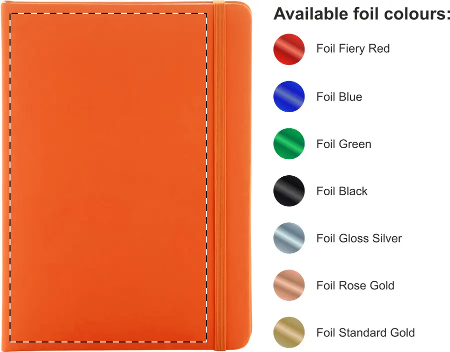 Foil debossing – Front side – foil debossing