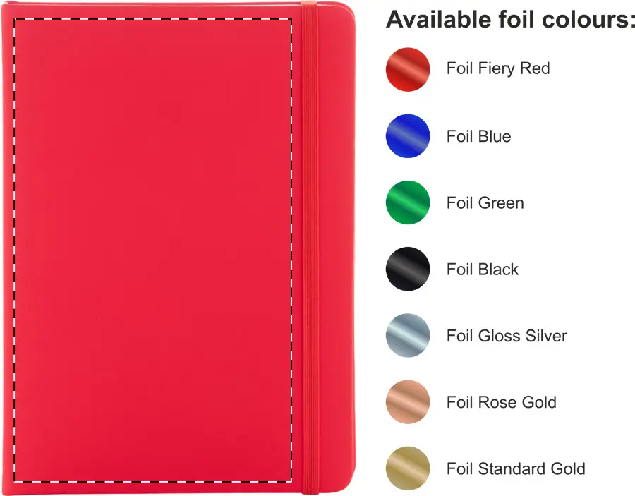 Foil debossing – Front side – foil debossing
