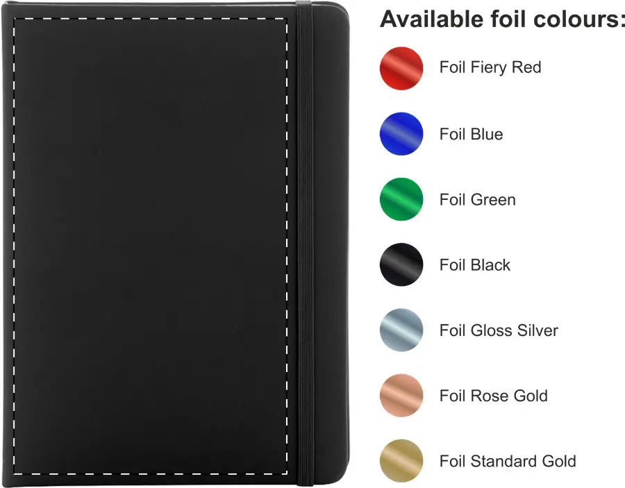 Foil debossing – Front side – foil debossing
