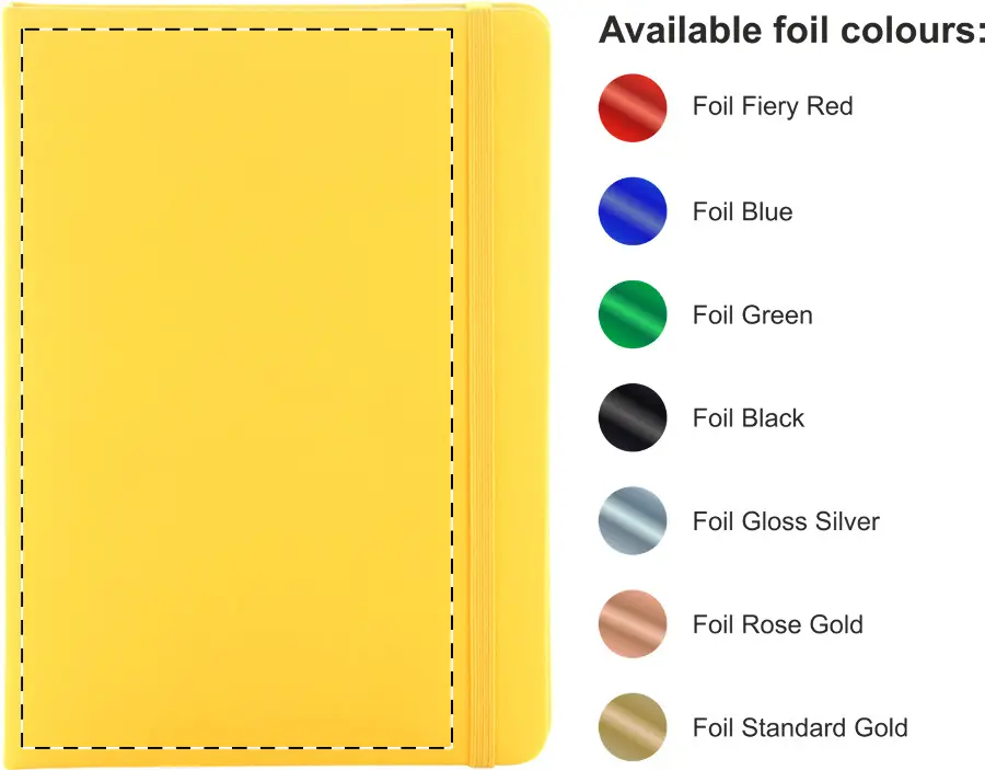Foil debossing – Front side – foil debossing